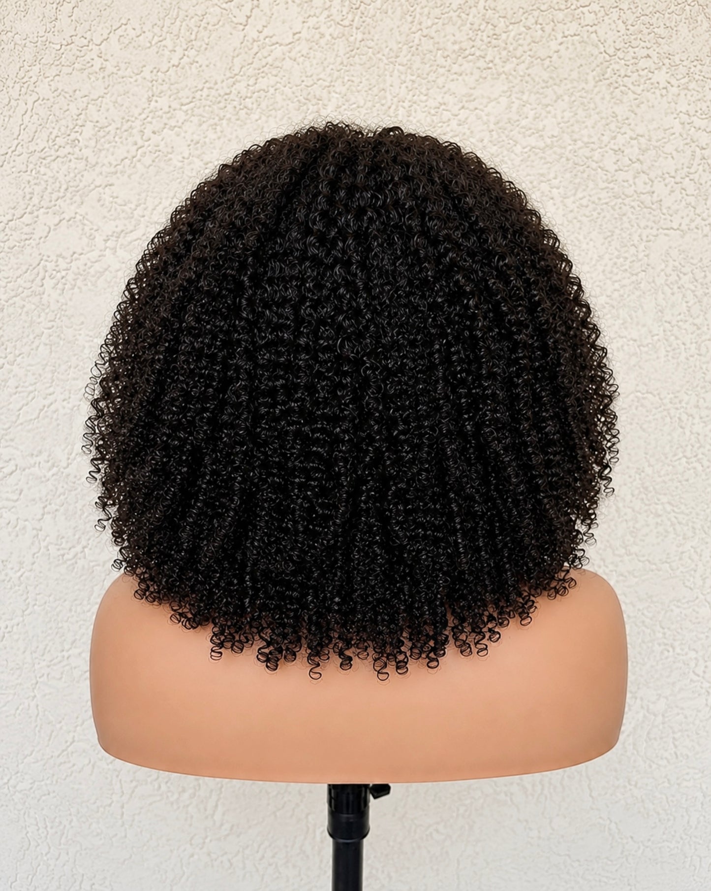 Women's Glueless Deep Curly Human Hair Lace Closure Wig - Fashion Hair Accessory for Daily Wear.