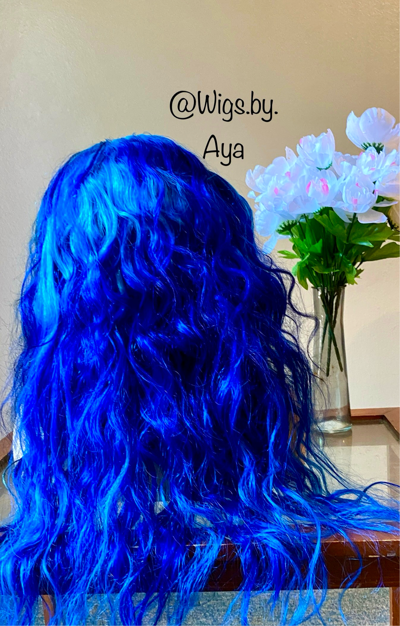 Custom color Body wave human hair wig.