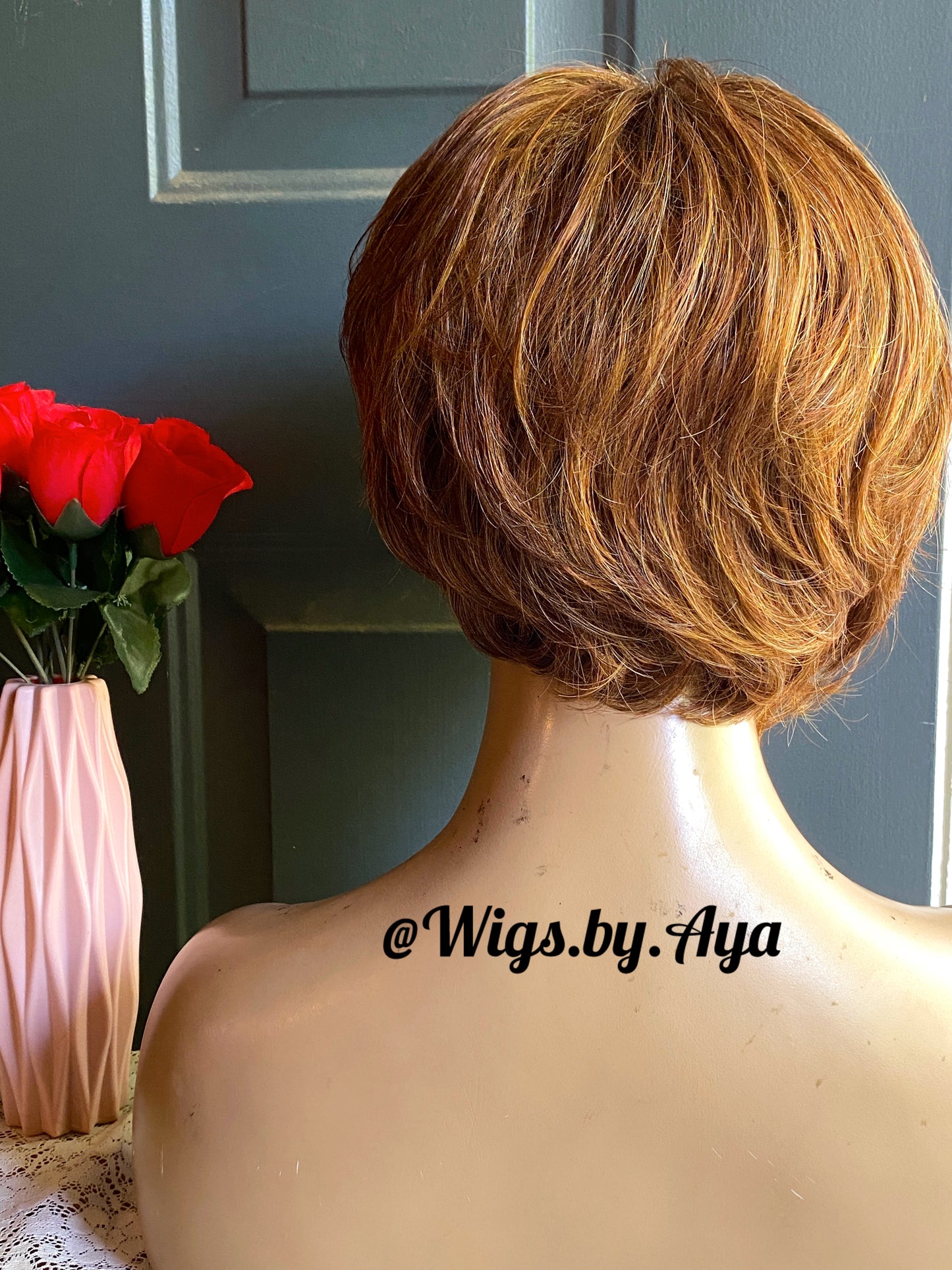 Pixie Cut Human hair wig.