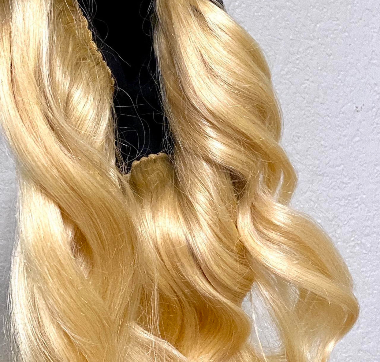 Beanie Hat soft human hair wig.
