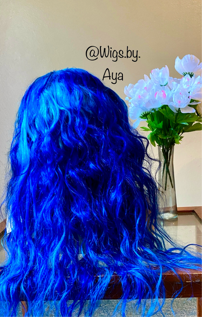 Custom color Body wave human hair wig.