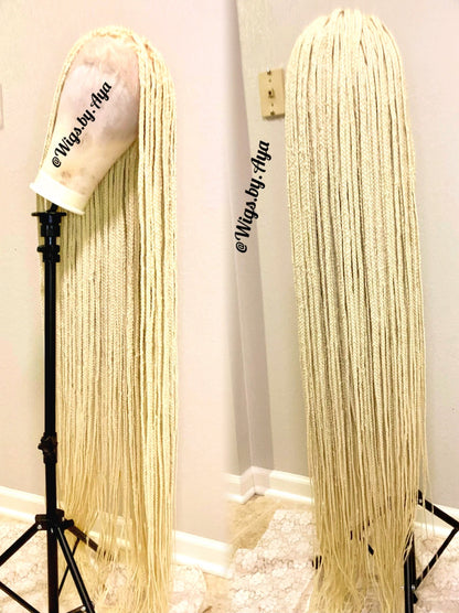 40” & 50" inches S-medium Full Lace knotless braided wig.