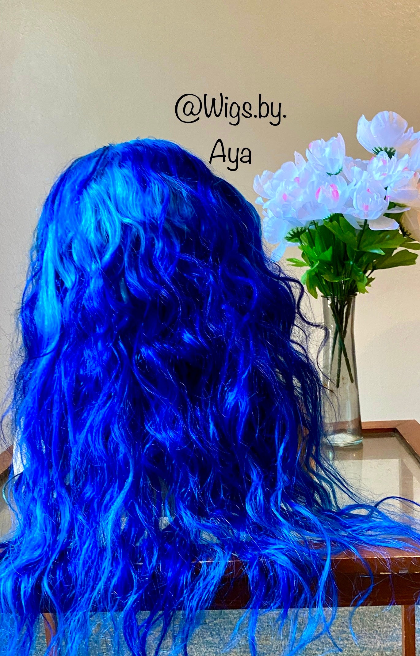 Custom color Body wave human hair wig.