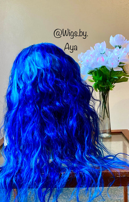 Custom color Body wave human hair wig.
