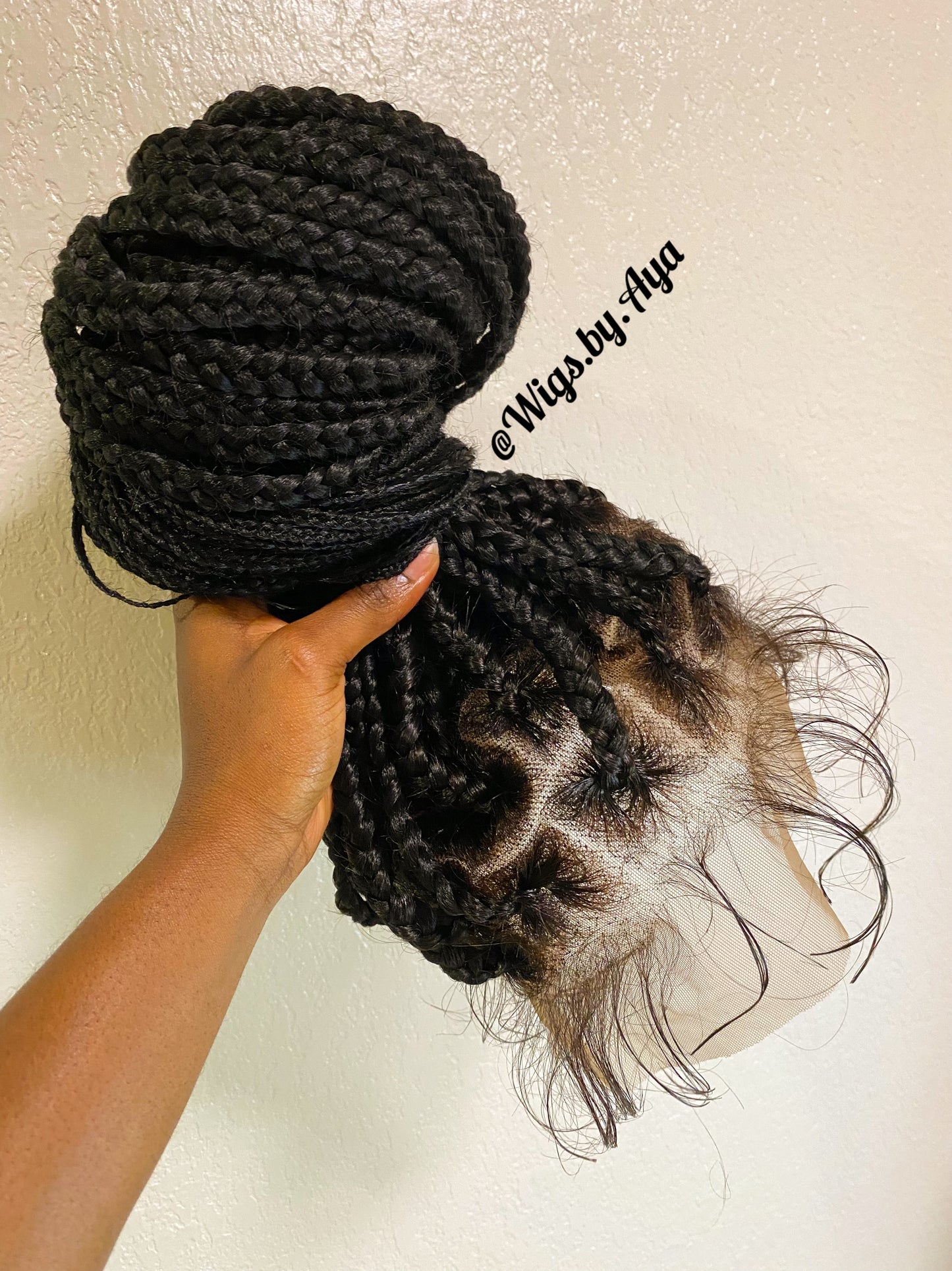 26" inches Full Lace knotless Braided wig.