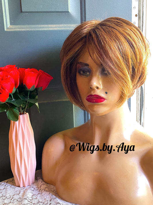Pixie Cut Human hair wig.