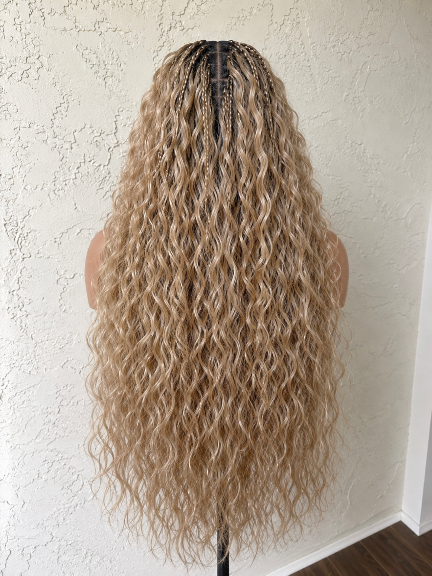 Full lace human hair Boho braided wig.  Fashion Accessories, Hair Extensions & Wigs, Brazilian Virgin Human Hair Full Lace Wigs, Brazilian Virgin Wigs.