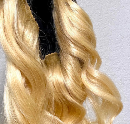 Beanie Hat soft human hair wig.