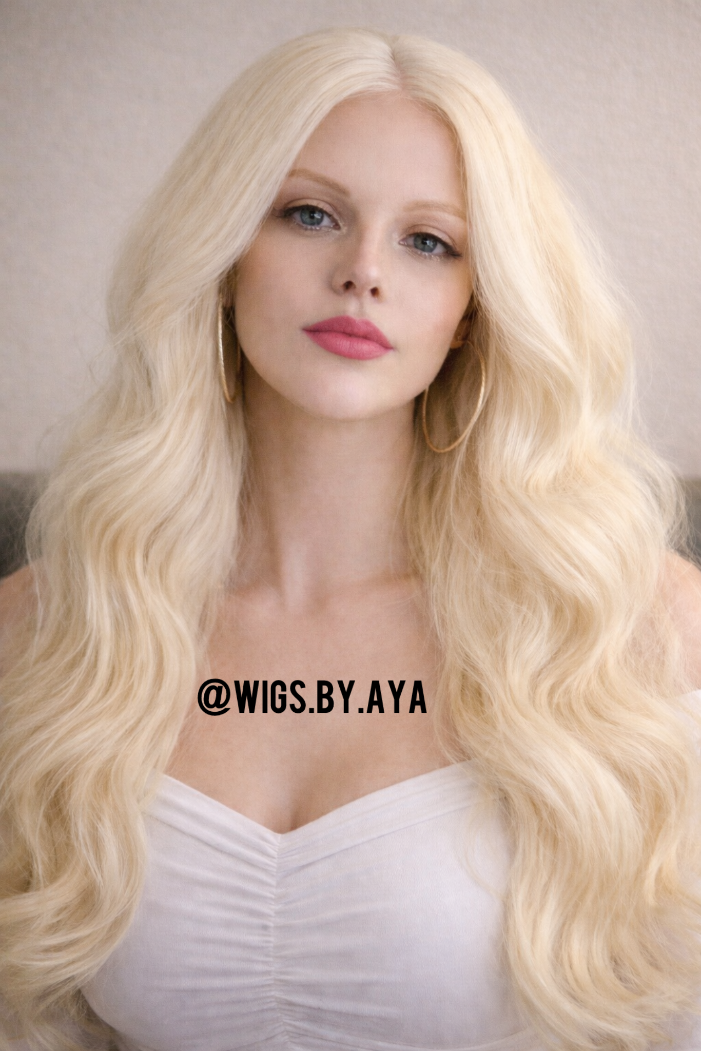 613 blonde body wave human hair wig.